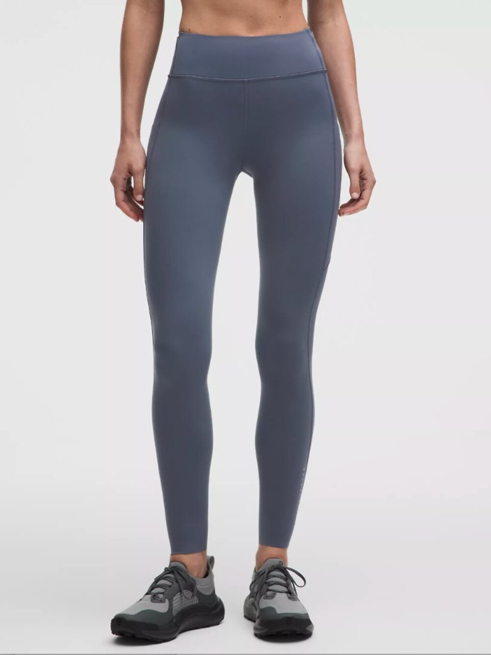 Lululemon Fast and Free High Rise Leggings Grey Size 6